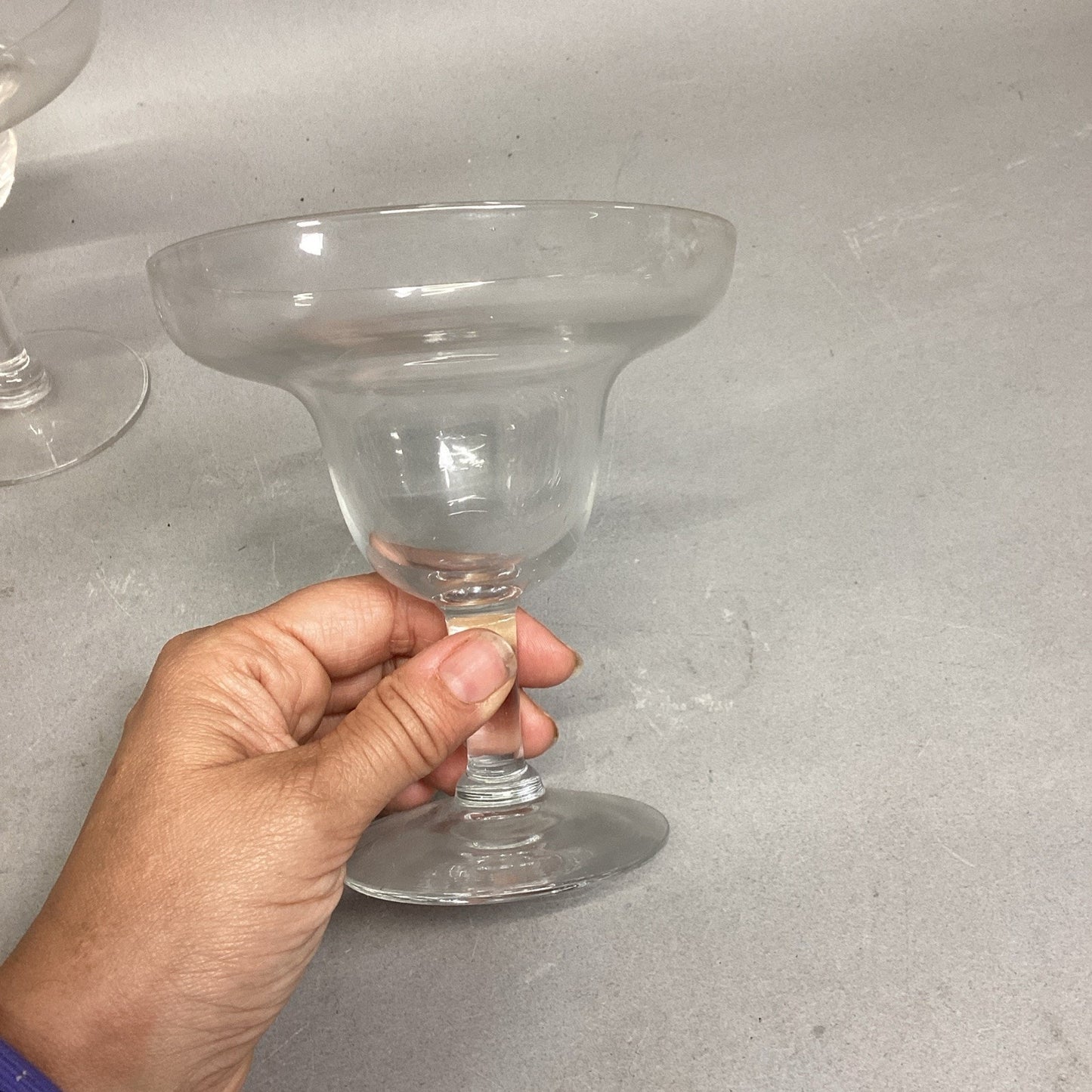 Lot Of 6 Margarita Glasses With 3 Other Glasses