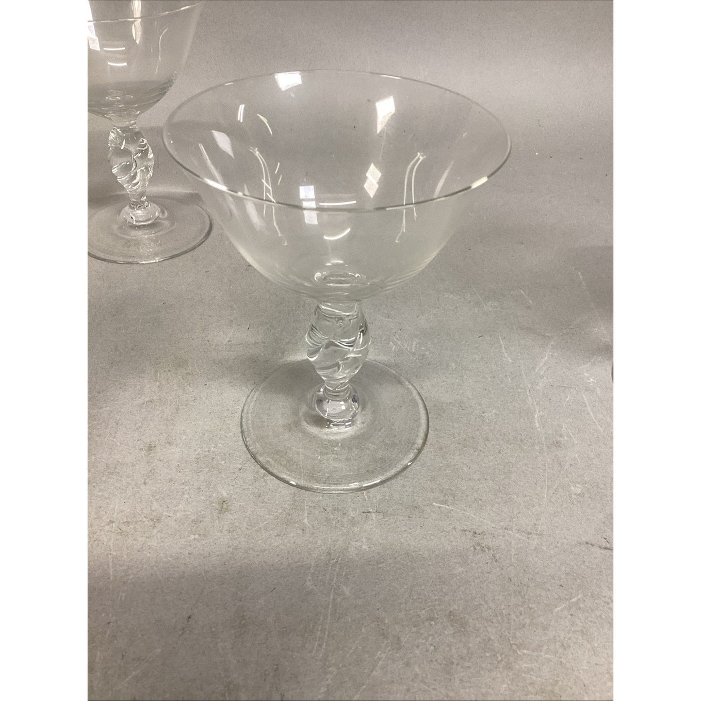 Set Of 5 - Wine Glasses And Water Goblets