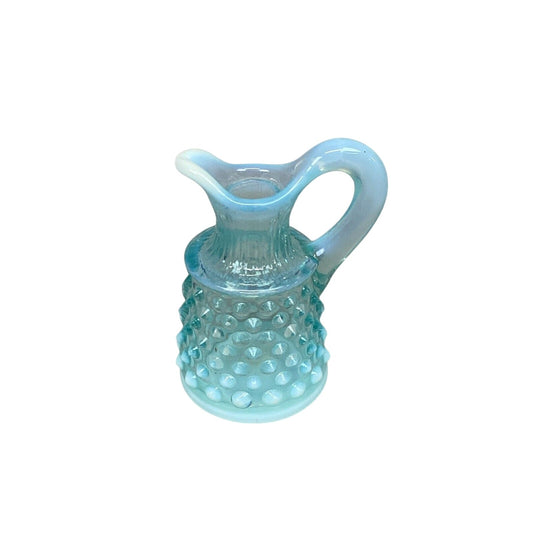 Fenton Blue Hobnail Opalescent Glass Cruet - No Stopper