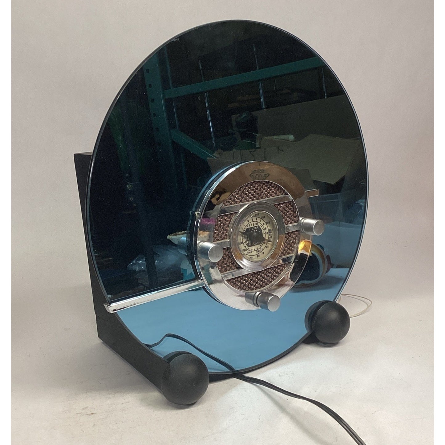 1990s TSM France AR50 Sparton Bluebird BLUE Mirror ARTONE AM FM Radio