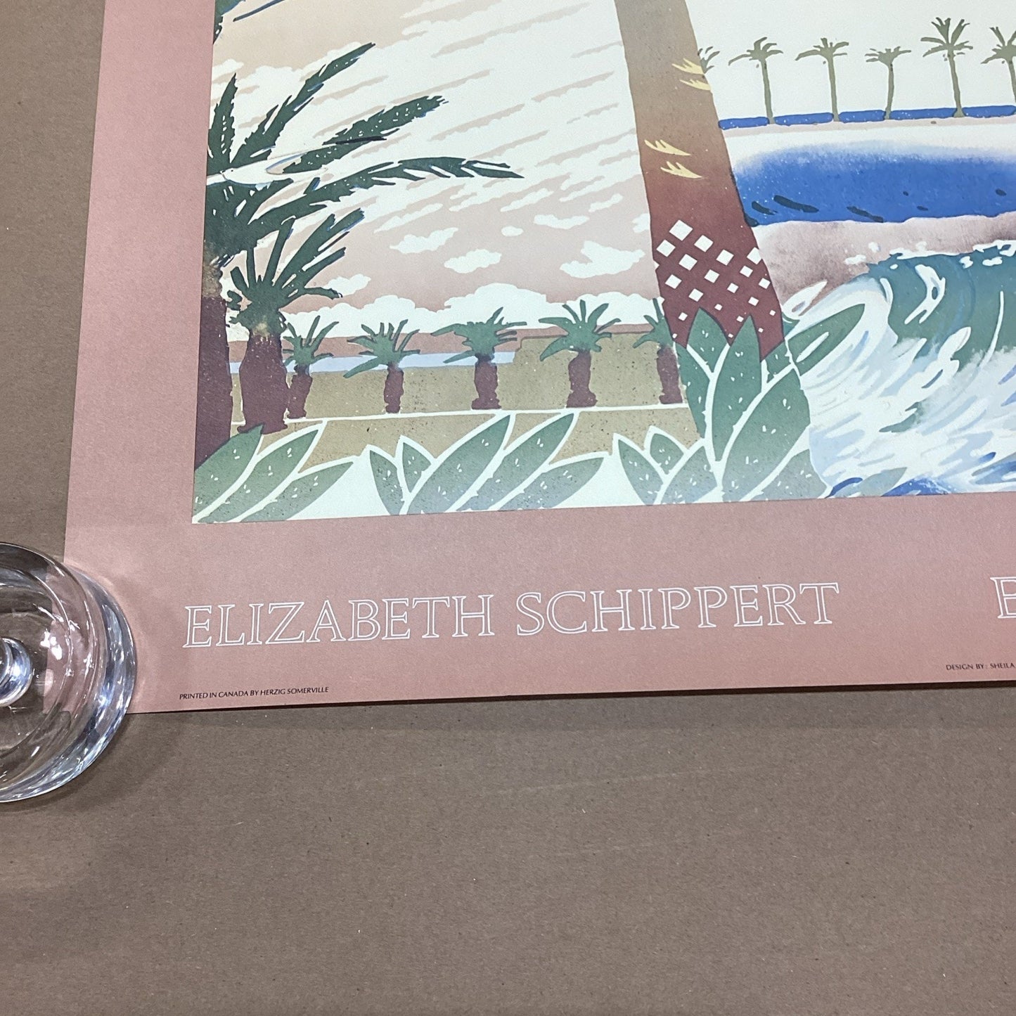 Elizabeth Schippert El Baz Gallery SoHo Landscape Art Print - 21.5x19.5”