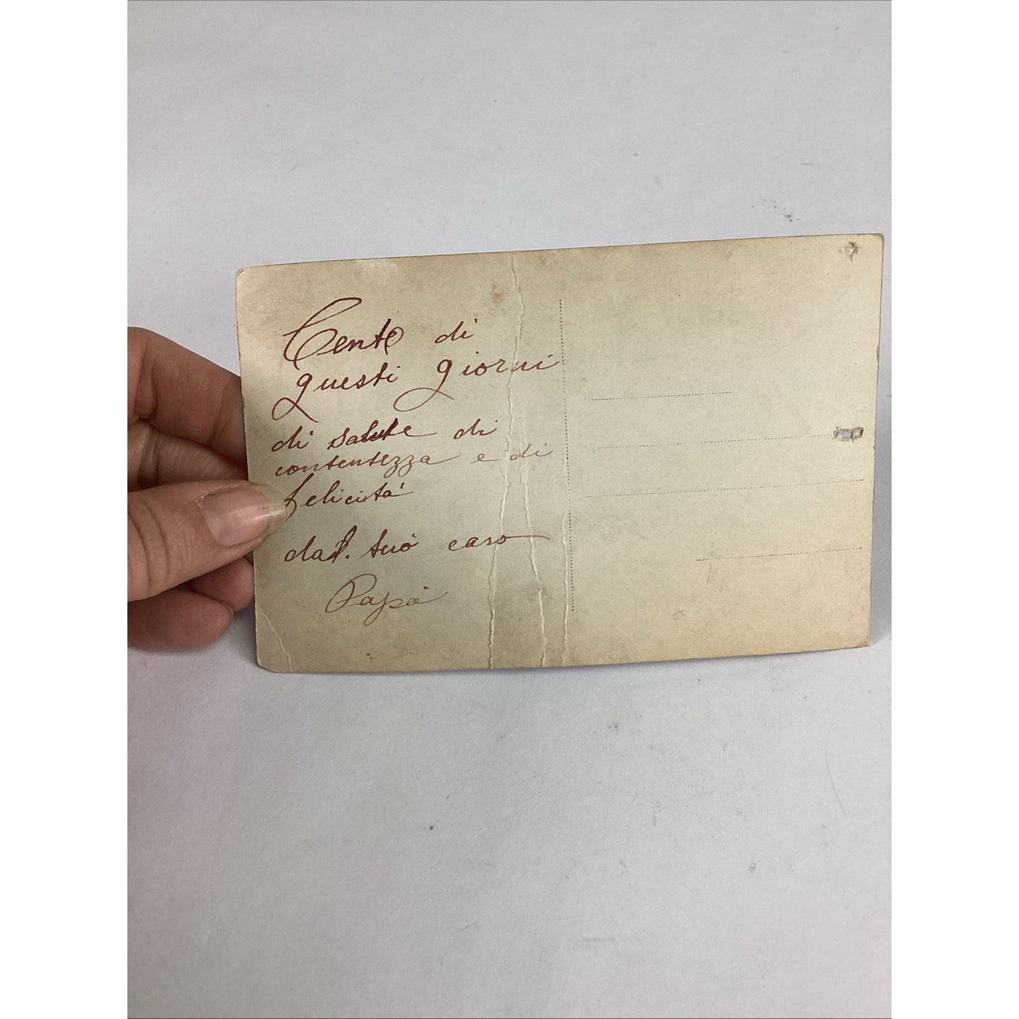 Set Of 5 Antique Italian Postcards