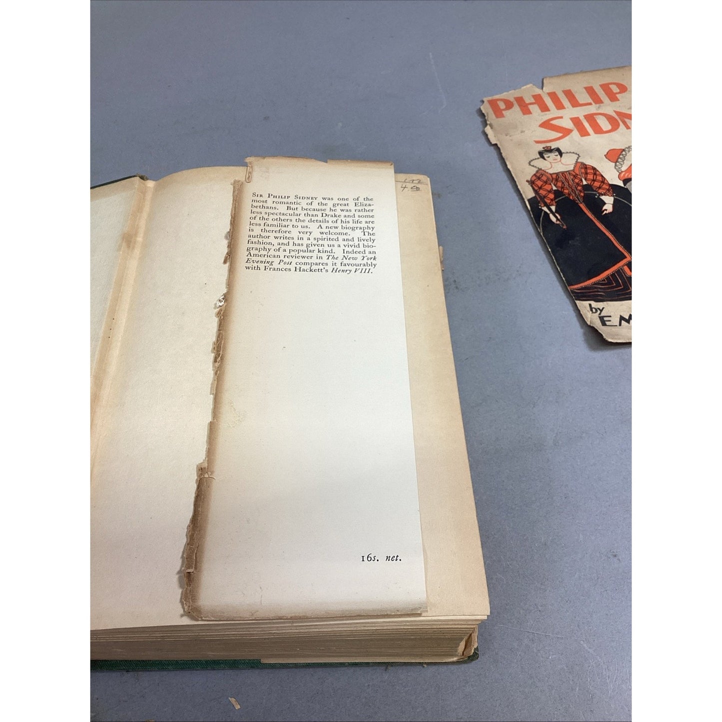 Philip Sidney By Emma M. Denkinger - Hardcover - 1932 - Rare
