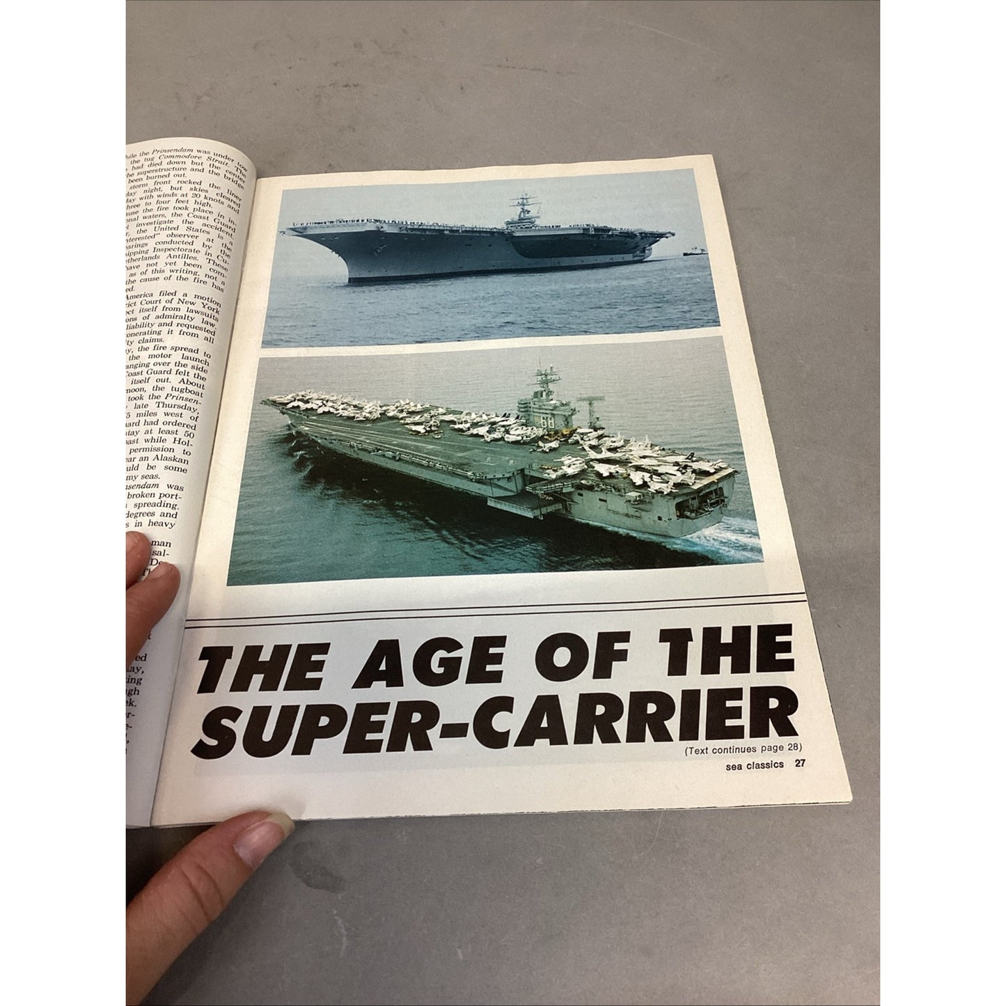 Popular Mechanics Return Of The Mightiest Warships 1982 & Sea Classics USS NJ