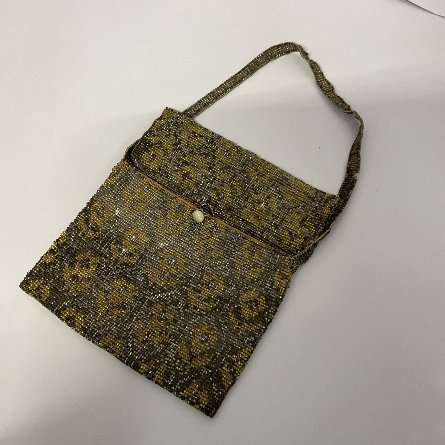 Vintage mid-century beaded handbag