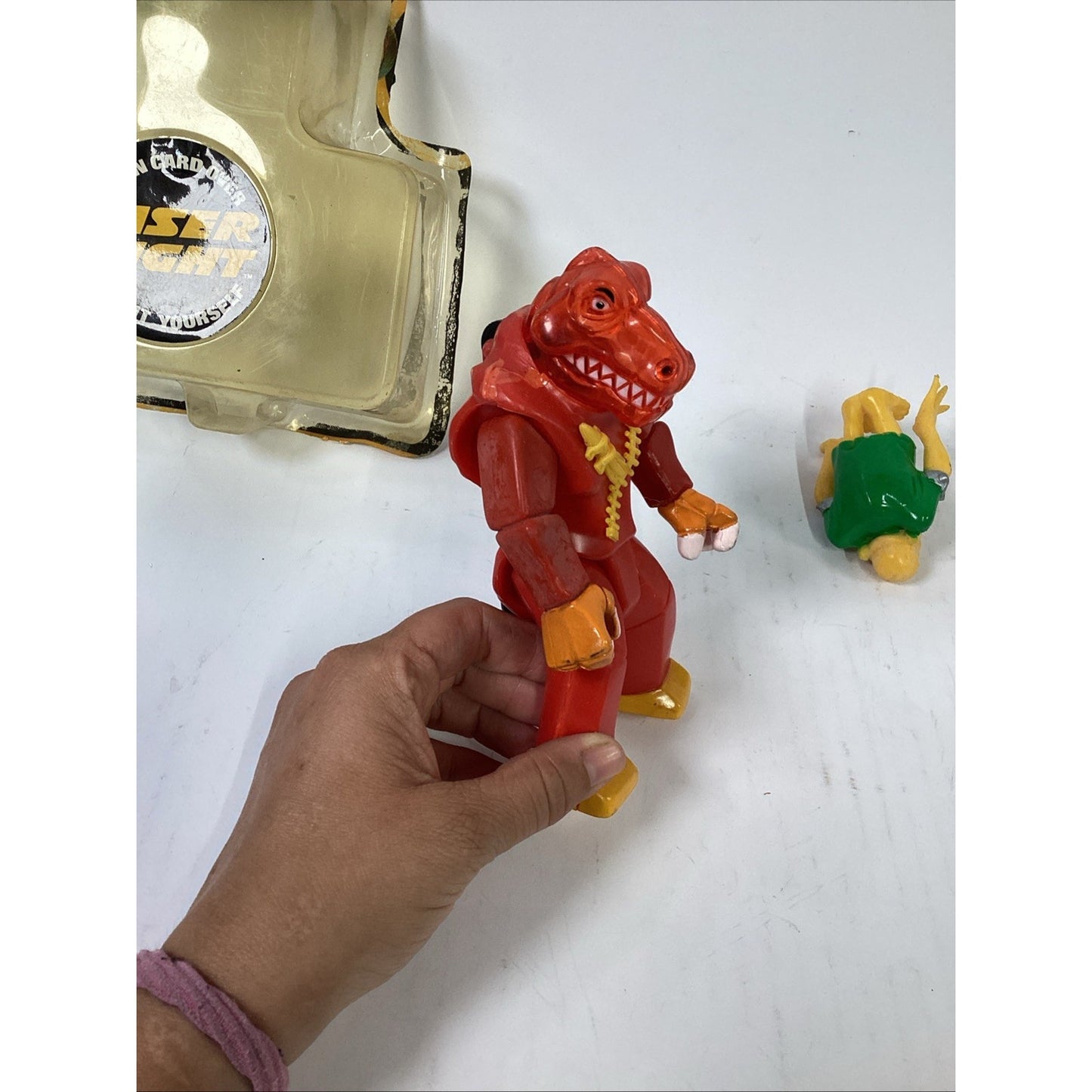 1980s Galoob Blackstar Laser Lights Lava Loc Action Figures In Original Plastic