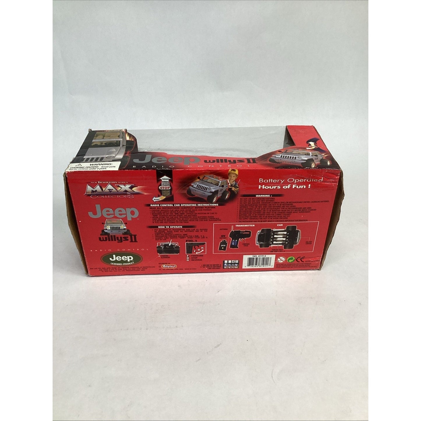 Jeep Willys II New Generation Series Max Collectors Radio Control Jeep