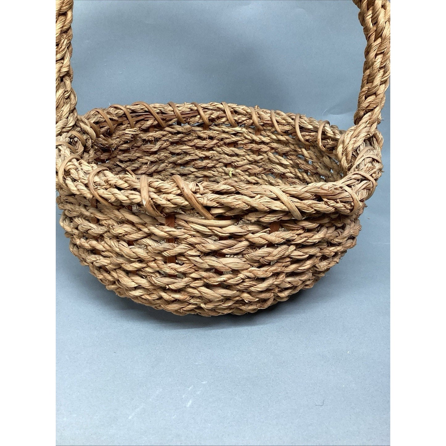 Vintage Woven Basket - 15”Hx11.75”D