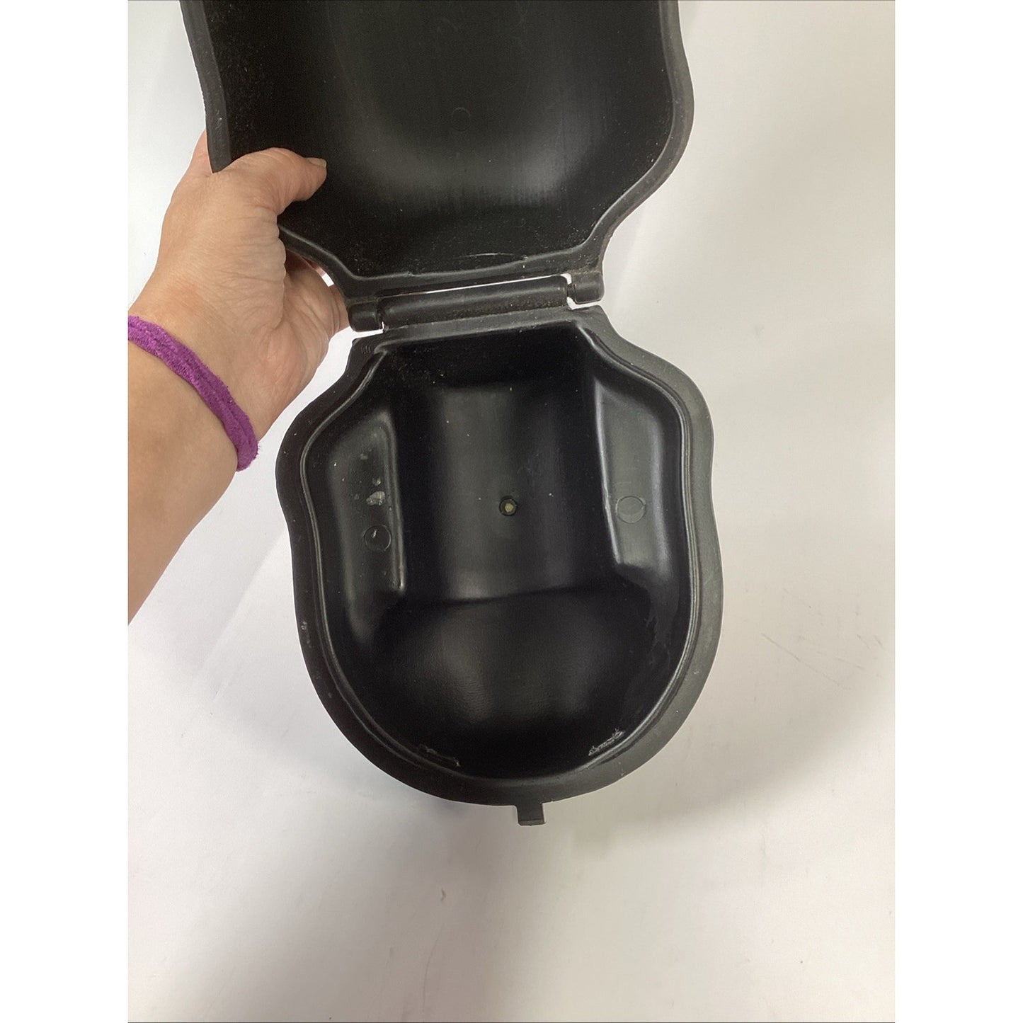 Vintage Disney Mickey Mouse Head Plastic Lunch Box - NO Thermos