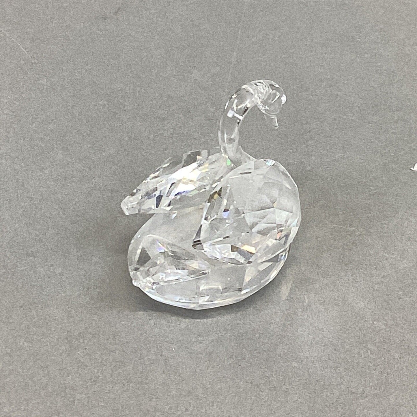 Swarovski Crystal Swan Figurine - 2.5x2”