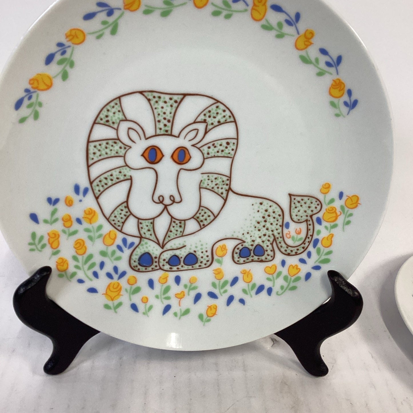 Lot Of 3 Vintage 1976 Seymour Mann Safari Lunch Plates - 8”D