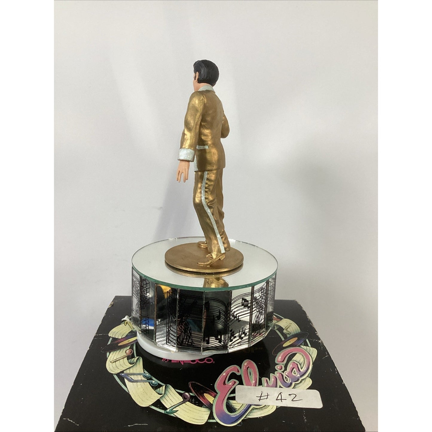 Elvis Presley "All Shook Up" Gold Record Figurine By Enesco 1993 NOS