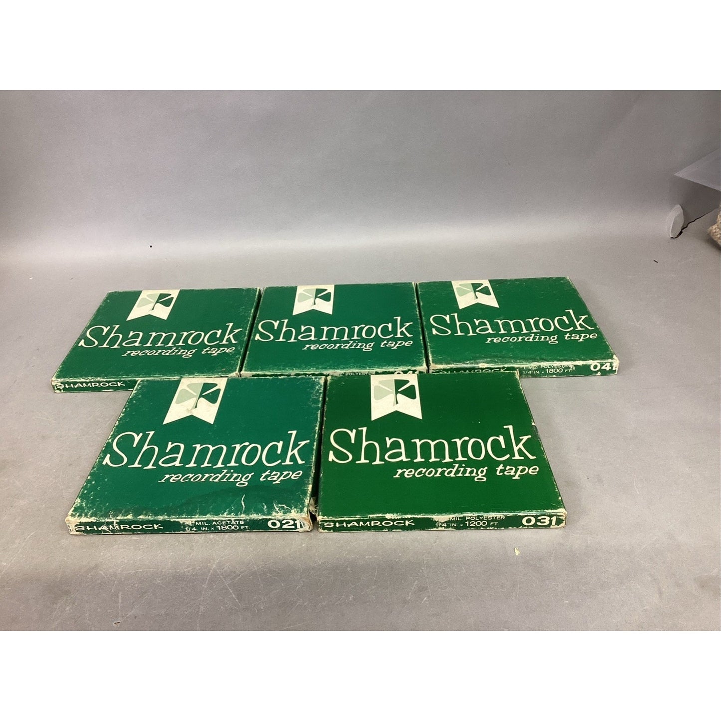 Lot Of 11 Vintage Shamrock Recording Tape - #041 - Used - Pre-Recorded