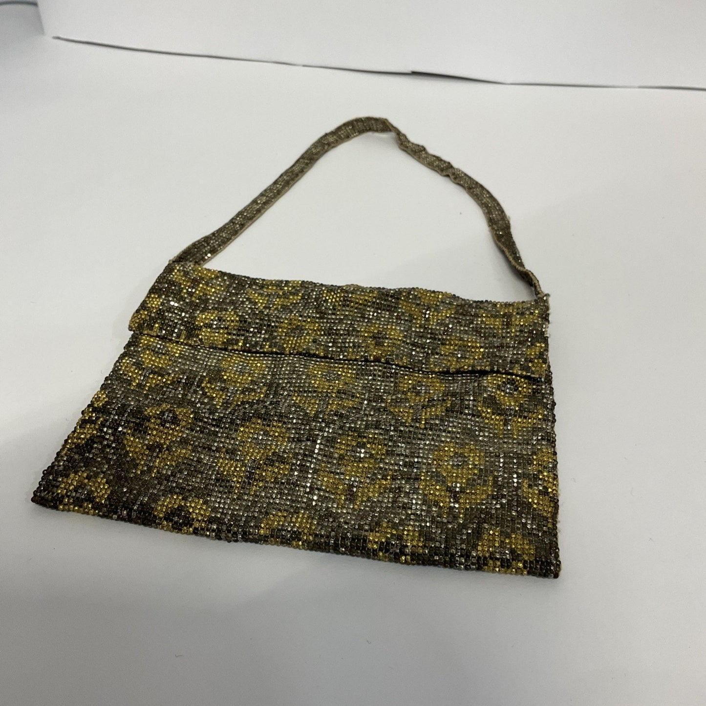 Vintage mid-century beaded handbag