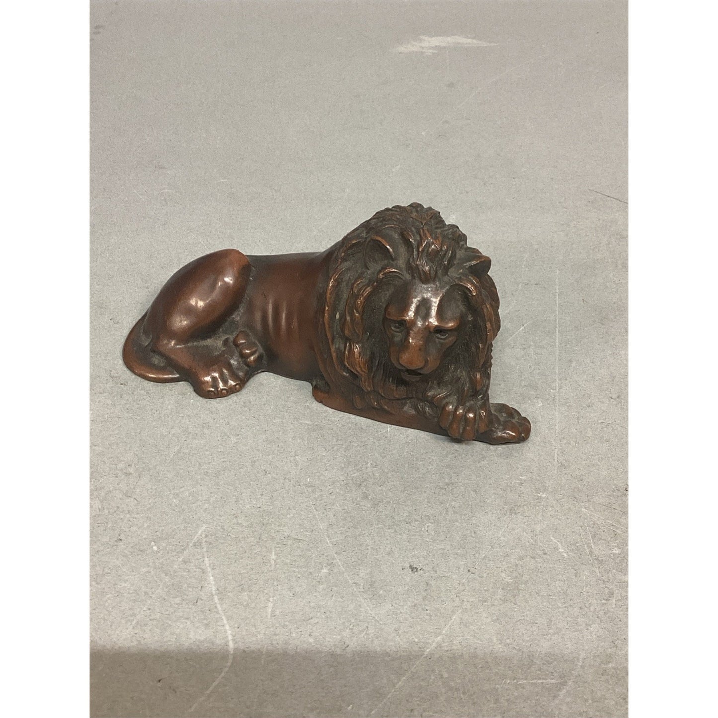 JB JENNING BROS Original Lion Old Figural Paperweight Decorative Art Statue