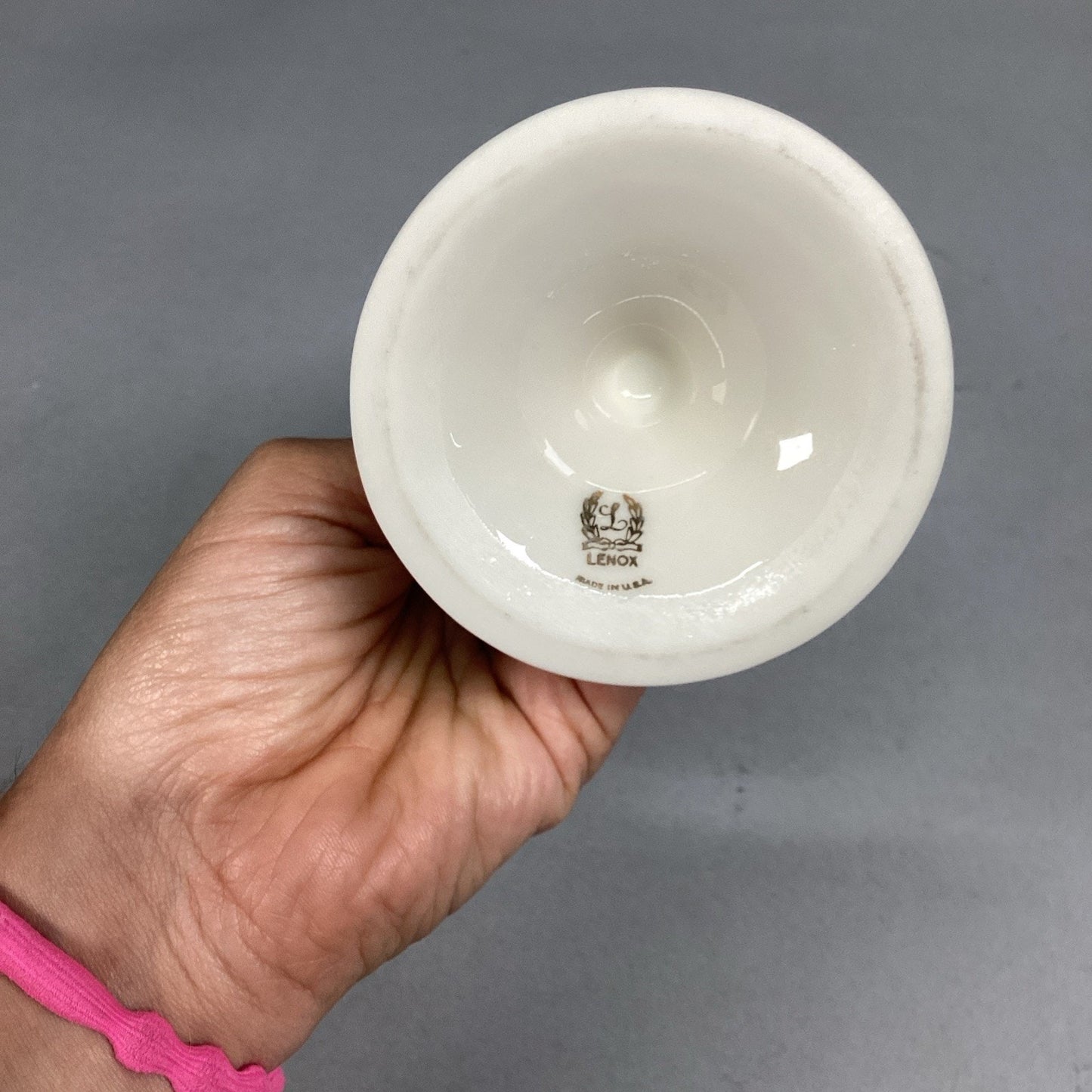 Vintage Porcelain Lenox Bud Vase With Gold Trim - 9”H- Made In USA