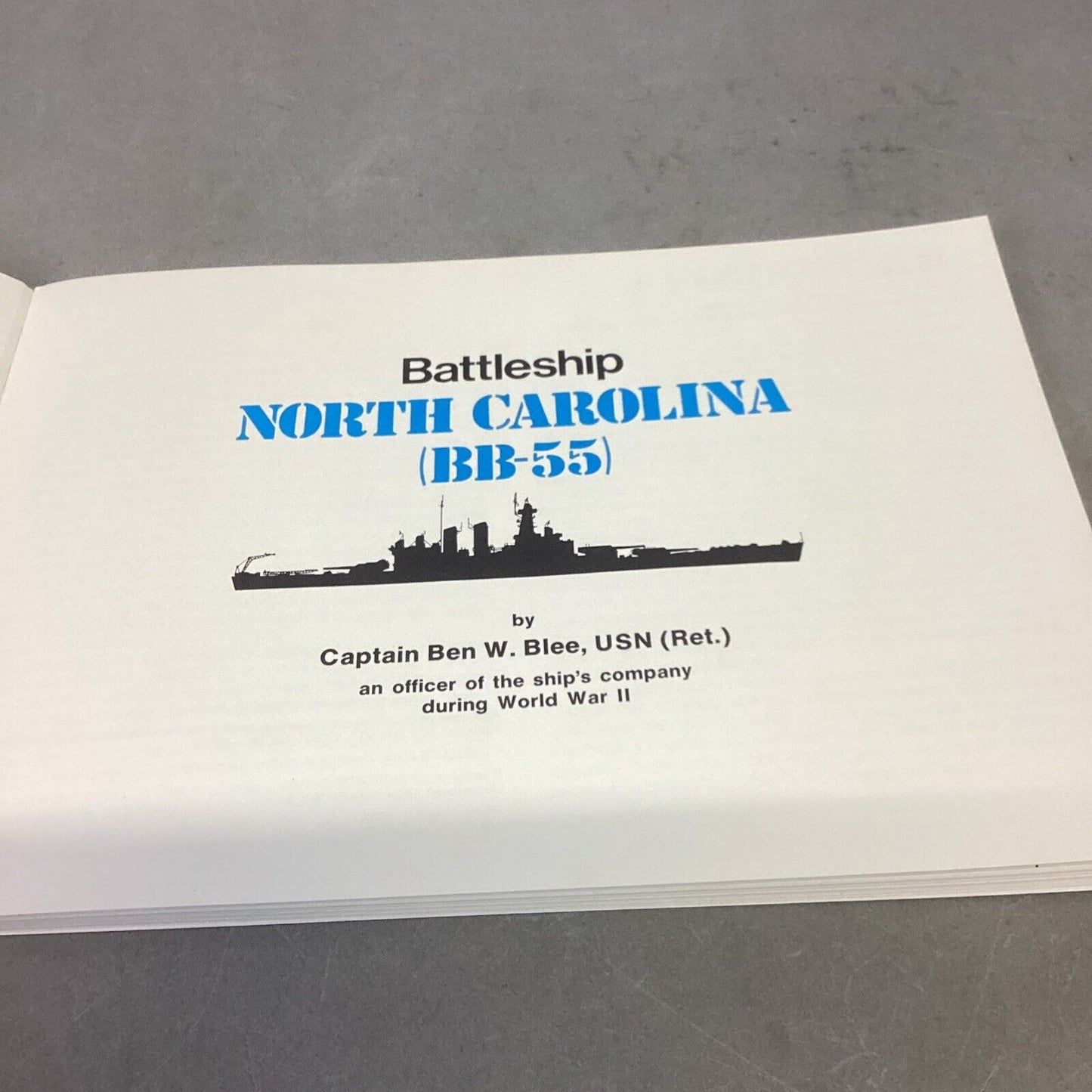 Battleship North Carolina BB-55 - Softcover - 1983