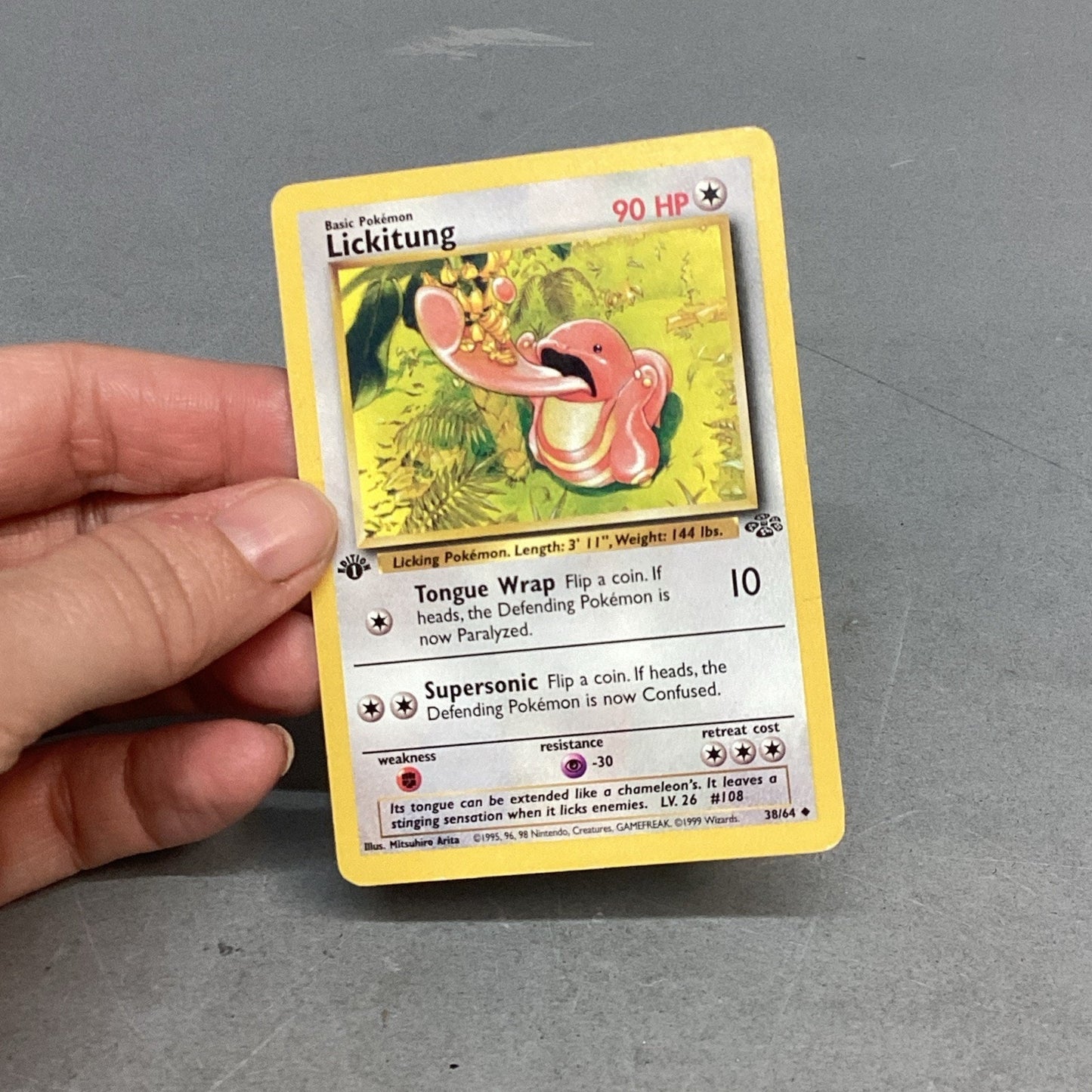 Pokémon Lickitung And Porygon Colorless Trading Cards