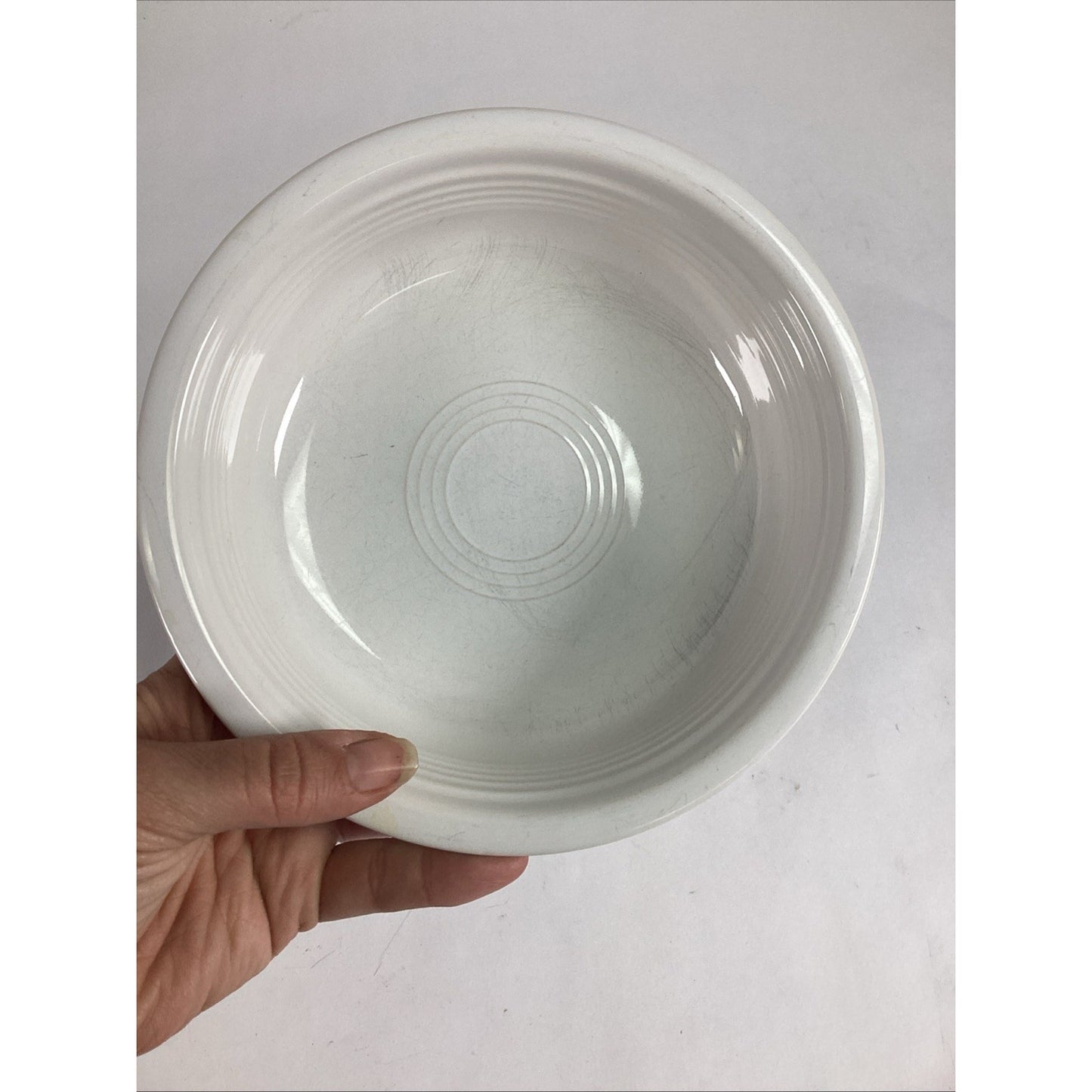 Vintage Yellow And White Fiesta Bowls - Made In USA