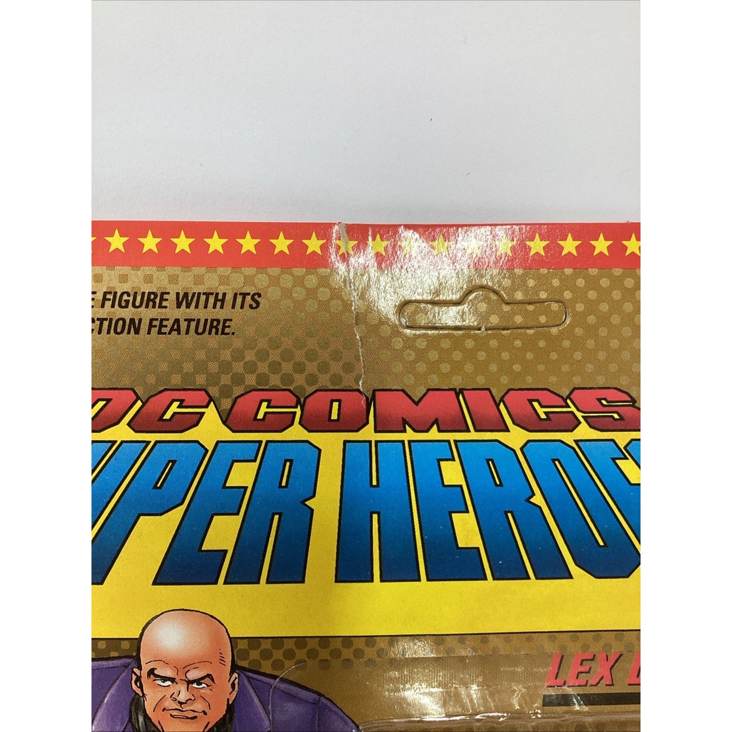 Toybiz DC Comics 1989 Super Heroes Evil Genius Lex Luthor Power Punch!