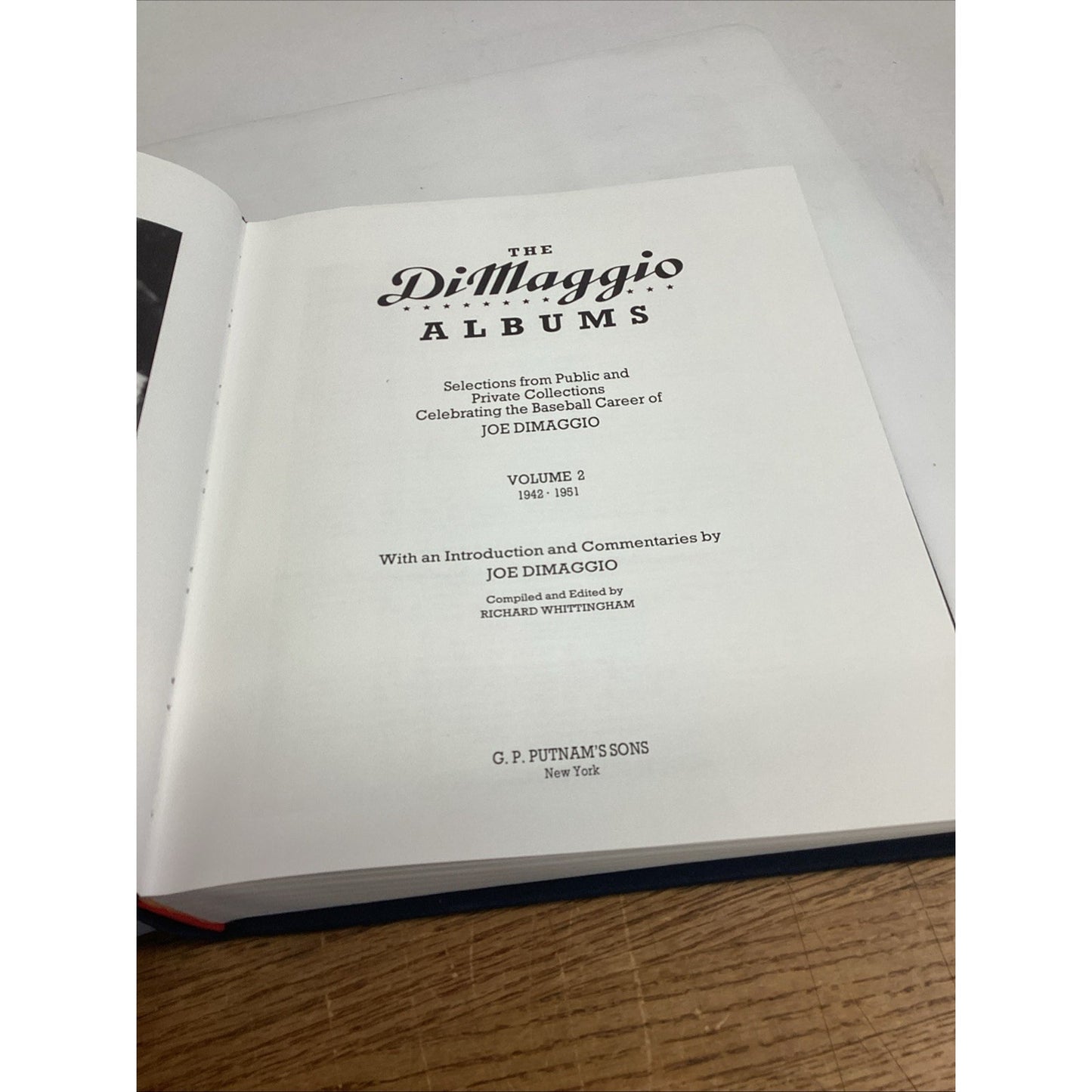 "The Dimaggio Albums" Vol 1 (1932-41) & Vol 2 (1942-51) Hardcovers w/Slipcase