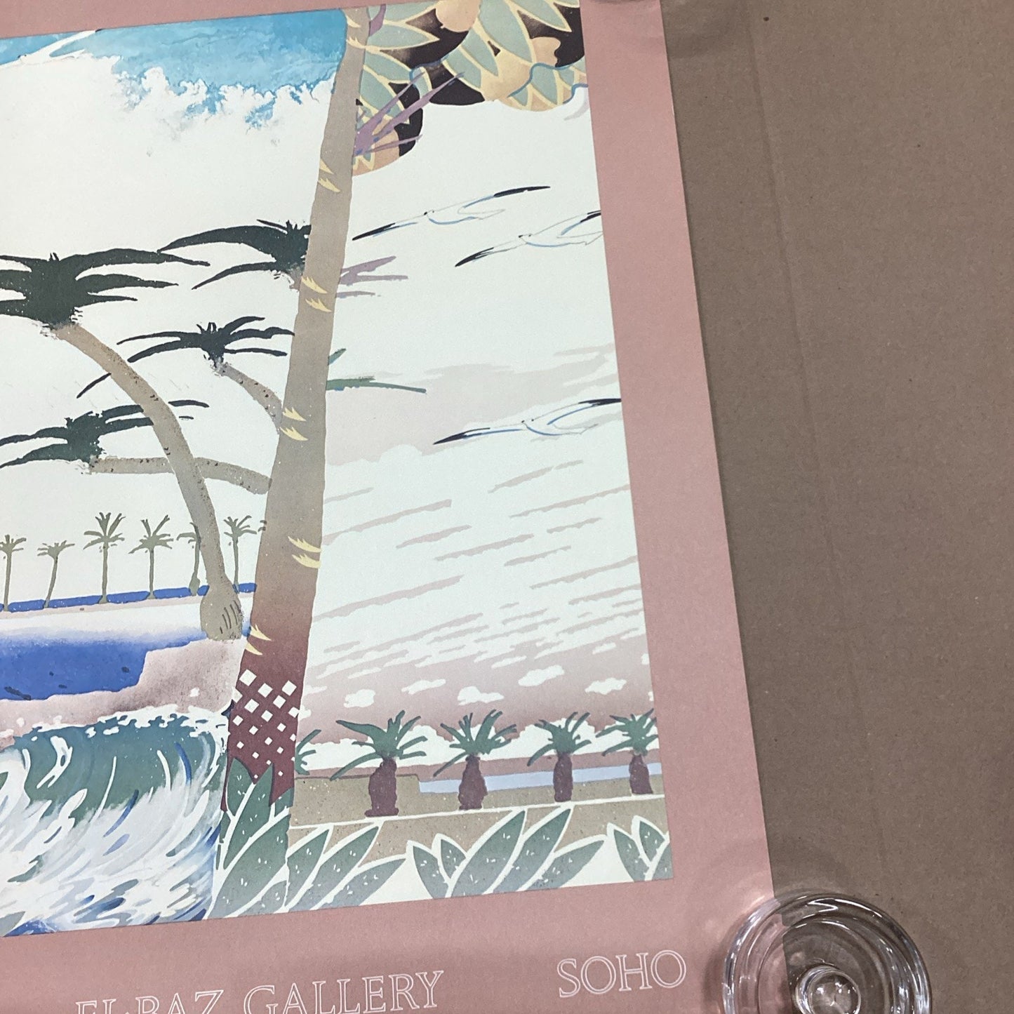 Elizabeth Schippert El Baz Gallery SoHo Landscape Art Print - 21.5x19.5”