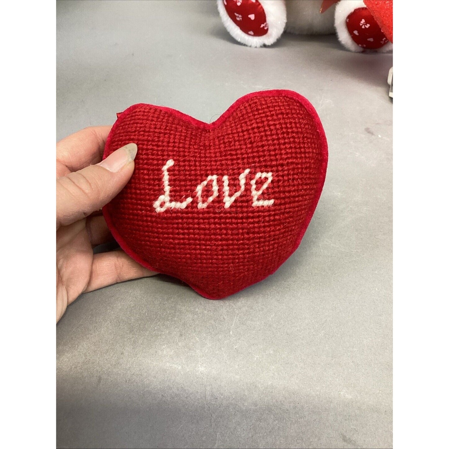 Set Of 14 Valentines Day Party Set - Plush Bear, Soap Pump, Pillows, Lights