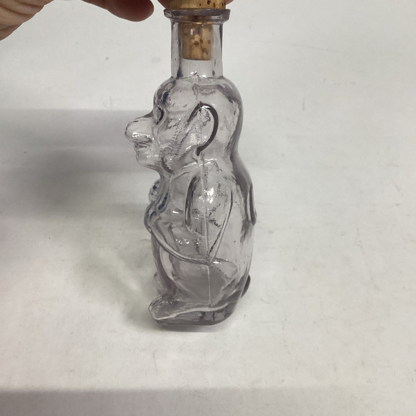 Just Monkeying Around Clear Glass Monkey Maple Syrup Jar With Stopper