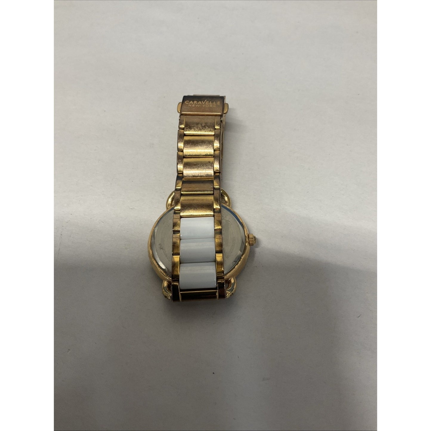 Beautiful Caravelle By Bulova Ladies Quartz Watch MOP Dial Gold Tone New Battery