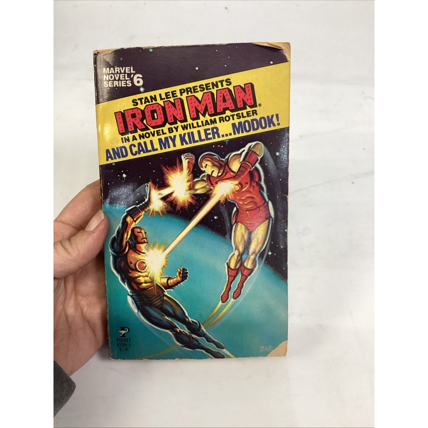 Iron Man: And Call My Killer...Modok! Rotsler 1979 Marvel Novel Series #6 VG+