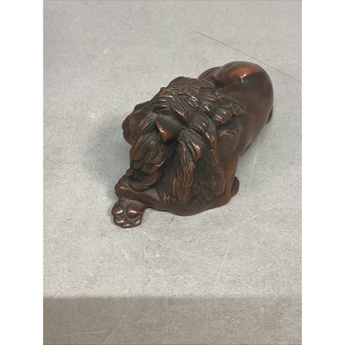 JB JENNING BROS Original Lion Old Figural Paperweight Decorative Art Statue