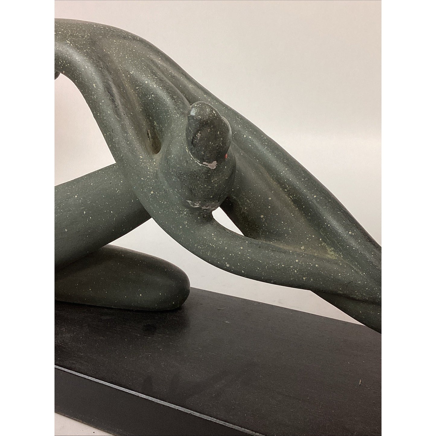 1970 Klara Sever Nude Ballet Dancer Sculpture 22.5" X 9"