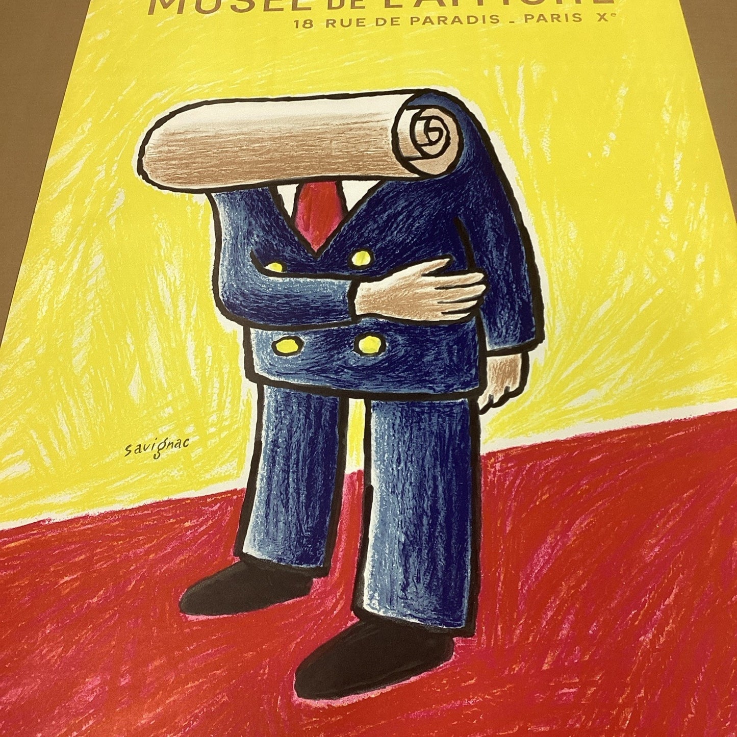 1978 Savignac Muse De L’Affiche Paris Poster Print - 43x29”