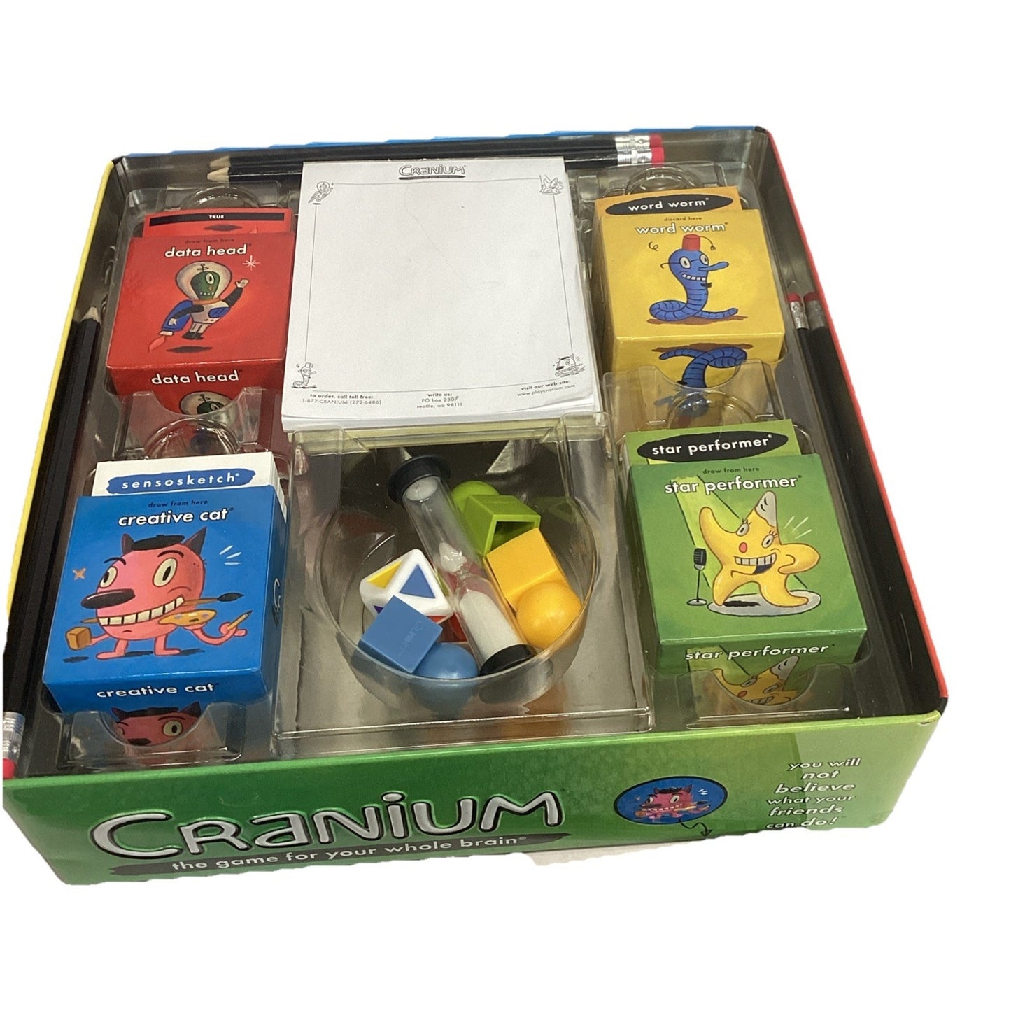 Cranium Board Game Tin Case Limited Edition Metal Box 2002