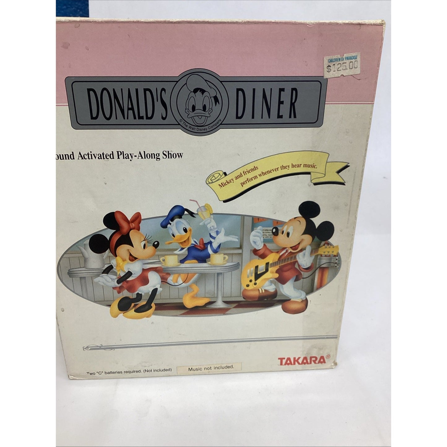 Takara Japan Disney Donalds Diner Animated Show Rock & Roll - Sound Activated