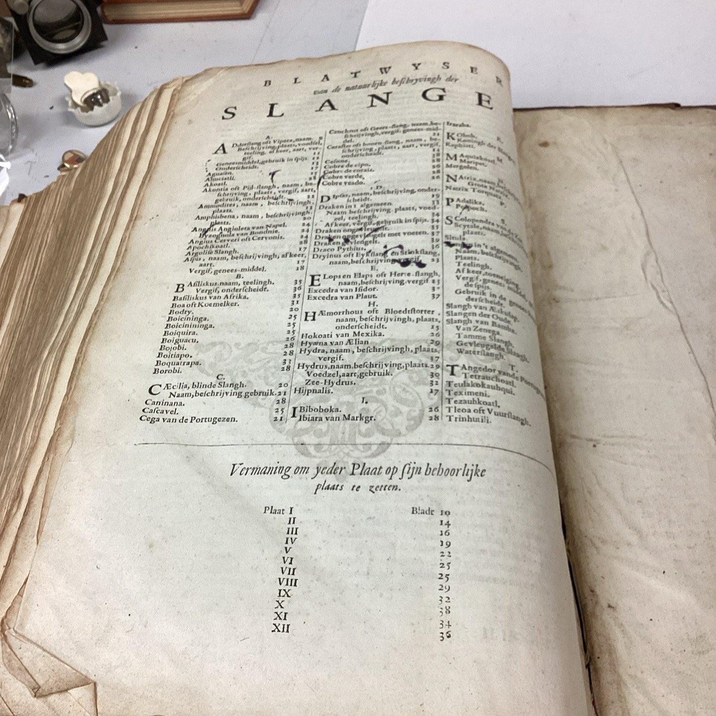 Antique 1660? Dutch Book - J. Jonston’s - Description Of The 4 Footed Animals