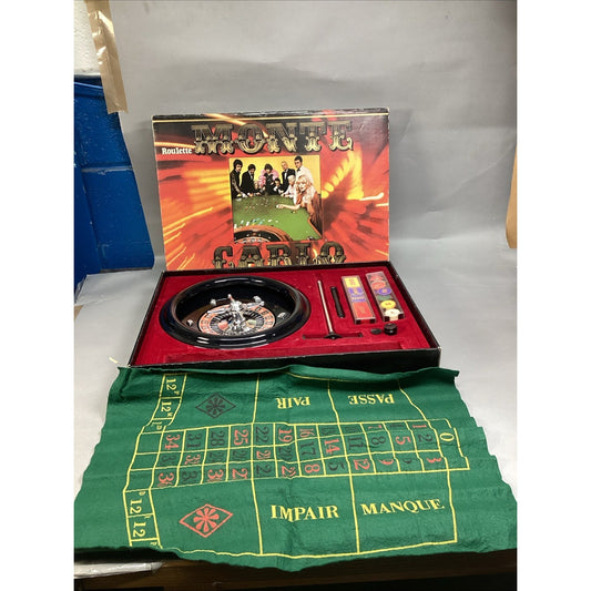 Vintage Peri Monte Carlo Roulette Wheel - Classic Casino Game Collectible