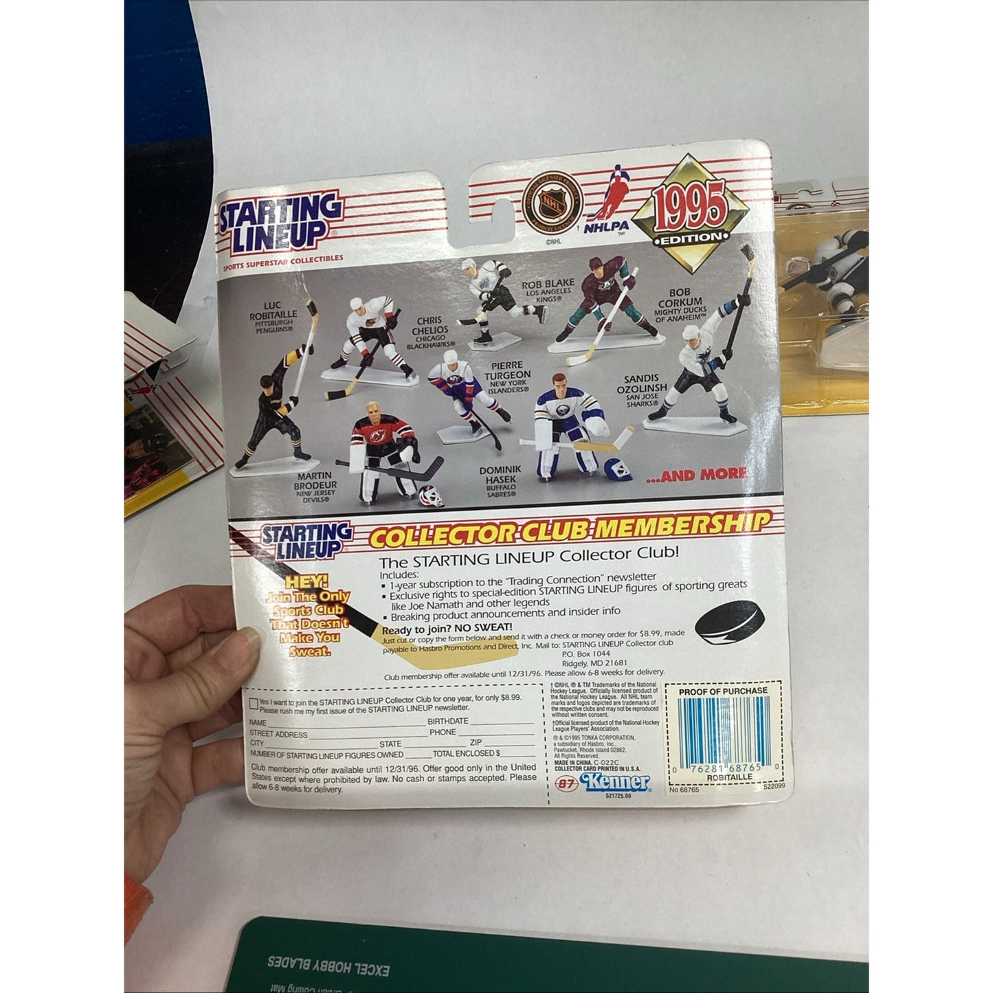 Lot Of 5 Starting Lineup 1995 Editions Hockey Player Figures - New