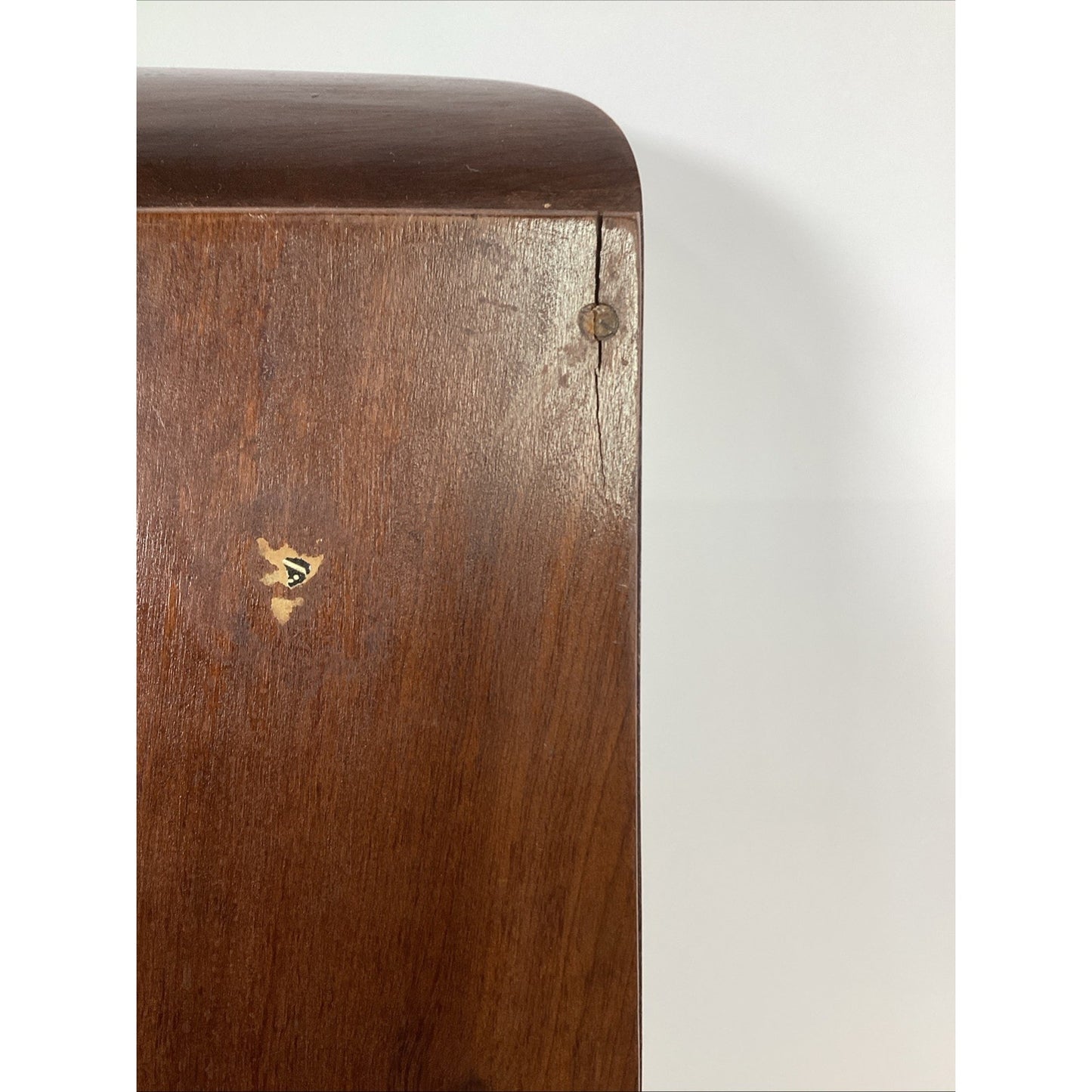 VTG Brazilian MCM Morpho Butterfly Wing Art in Wood Inlaid Marquetry Tray