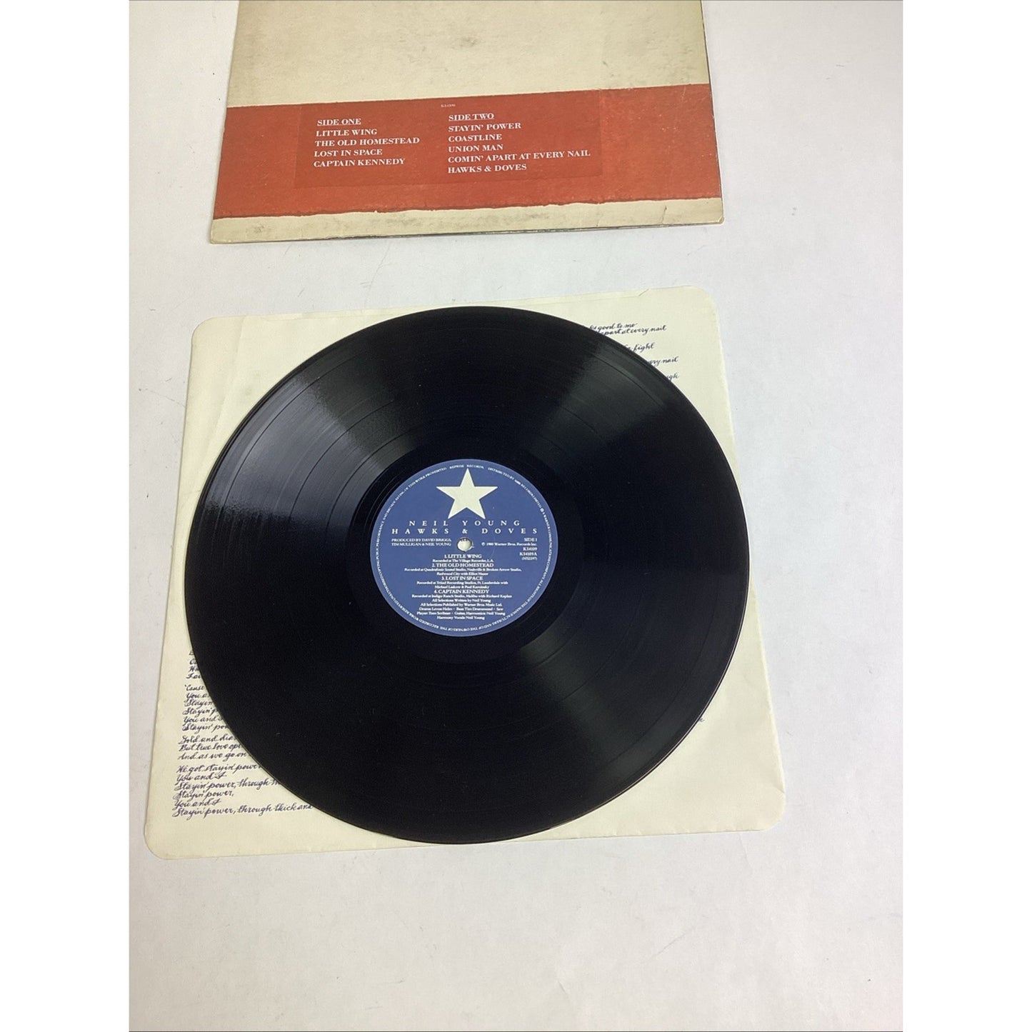 Neil Young~Hawks And Doves~Vinyl LP Album~
