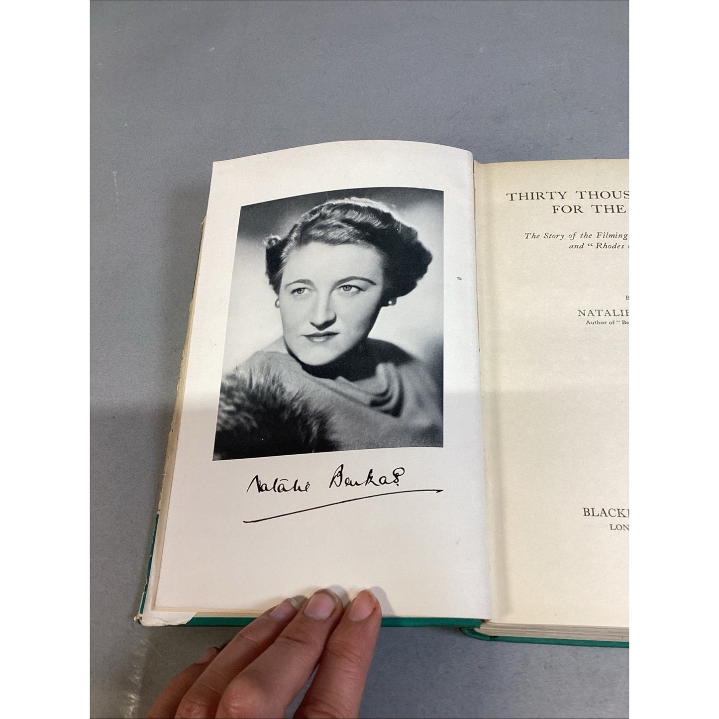 Natalie Barkas, Thirty Thousand Miles for the Films (HC, 1st ed.) 1937