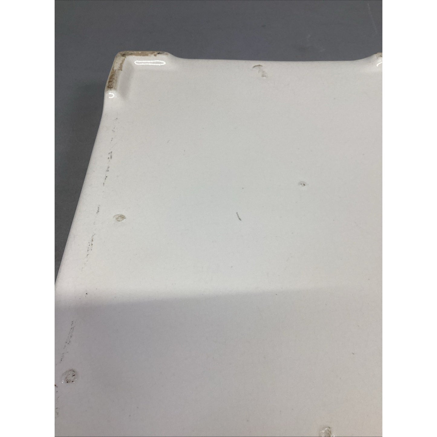 Porcelain Heavy White Serving Tray - 15.75x10.75x2”