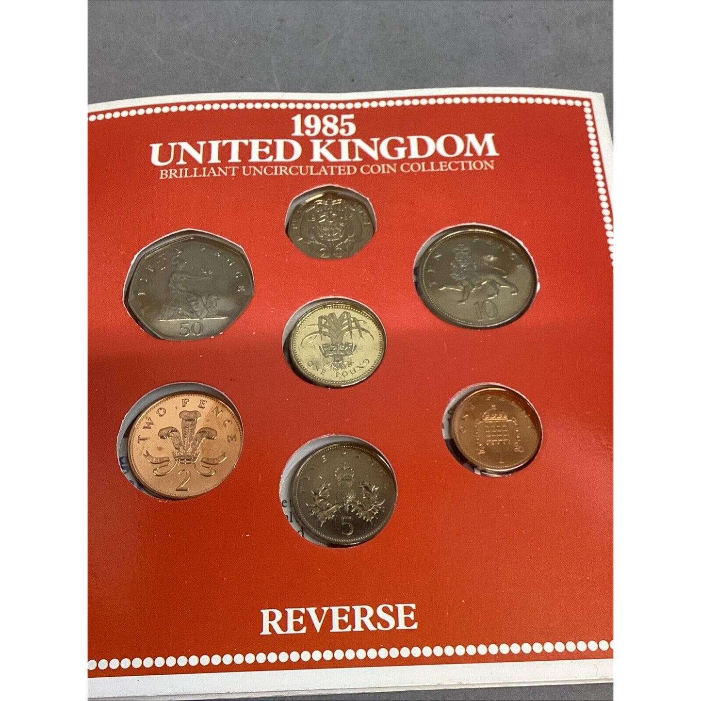 1985 Great Britain Royal Mint Brilliant Uncirculated Annual Coin Set