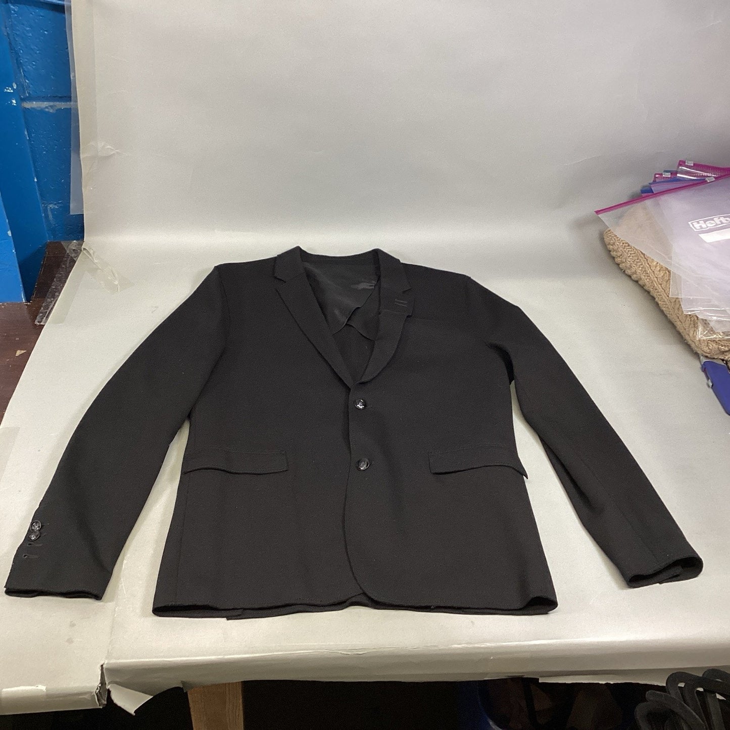 The Kooples Men's Black Fitted 2 Button Blazer Sport Coat