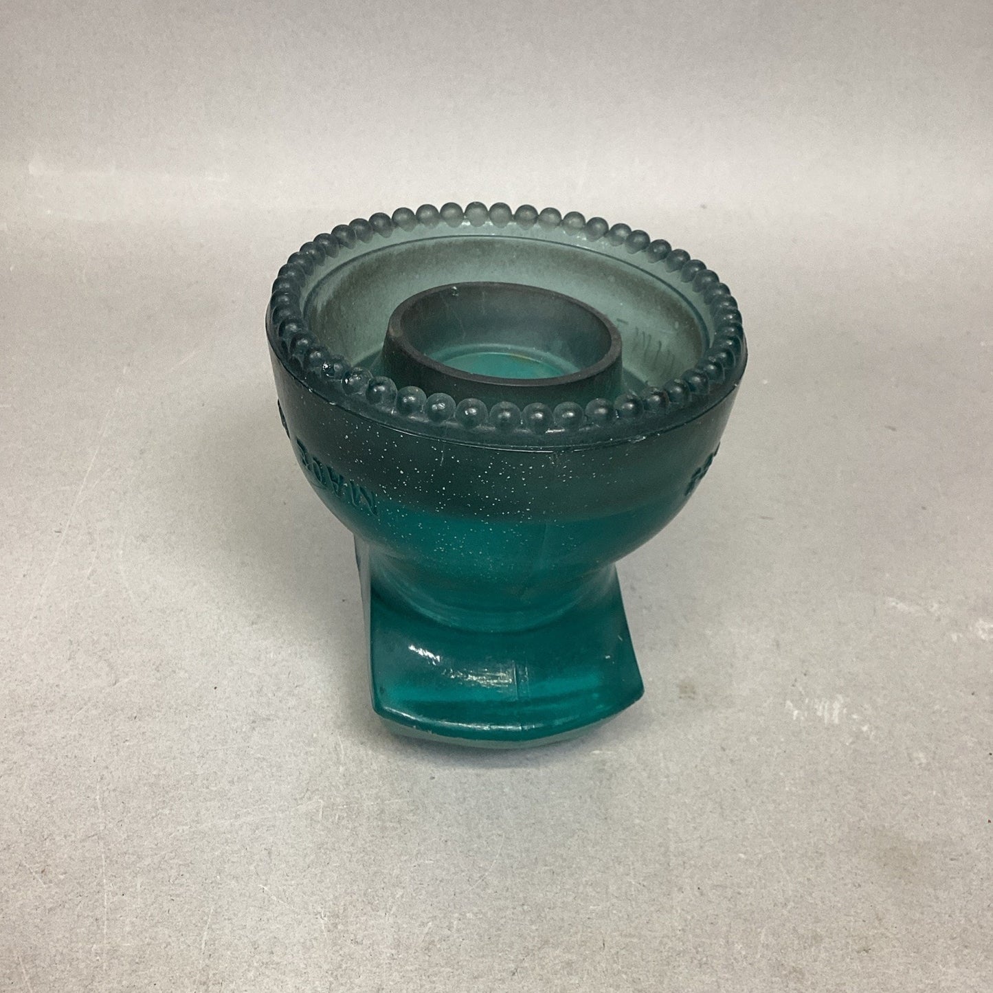 Heminggray #62 Glass Insulator Candle Holder - Made In The USA
