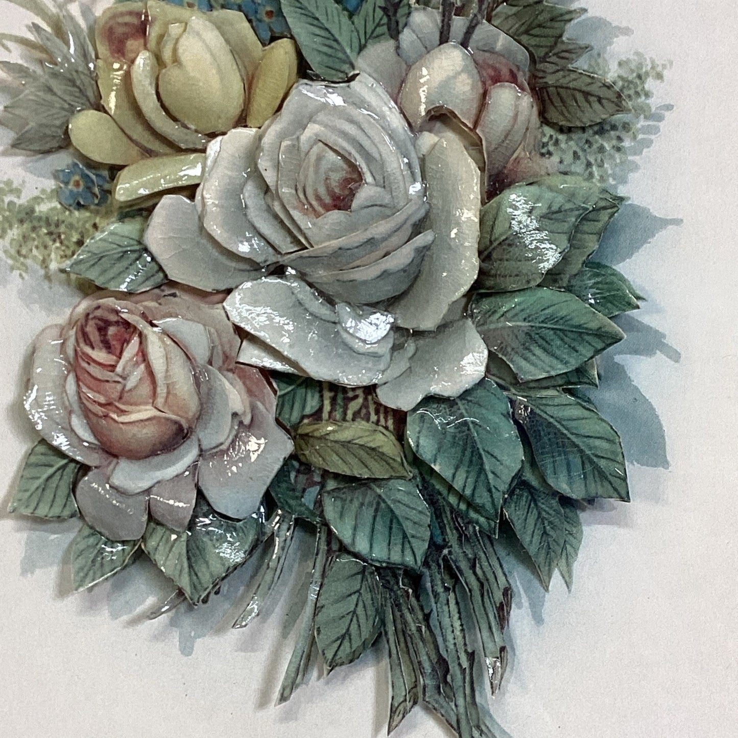 3D Floral Roses In A 12x10” Frame