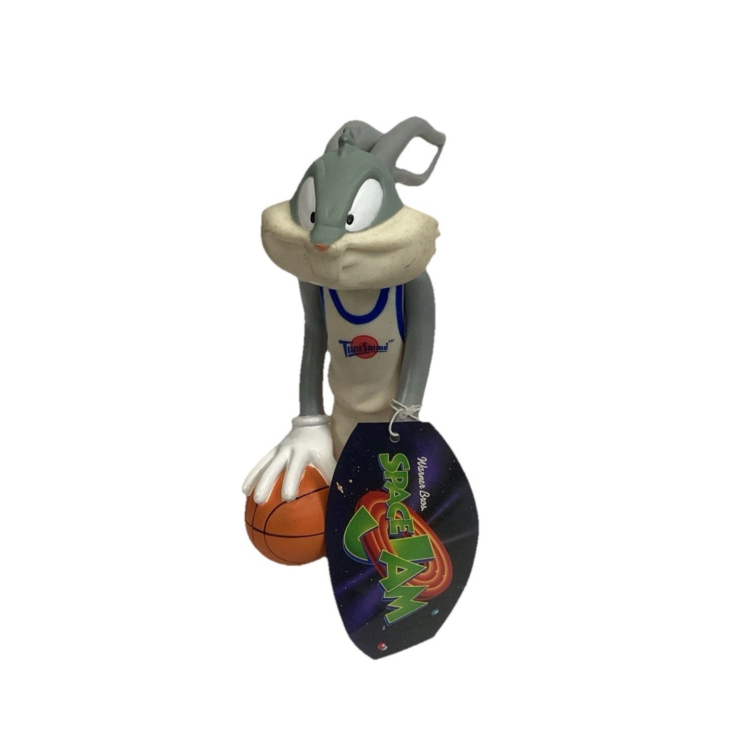 VTG 1996 Tune SQUAD 6.5” POSEABLE BUGS BUNNY SPACE JAM PVC FIGURE NWT