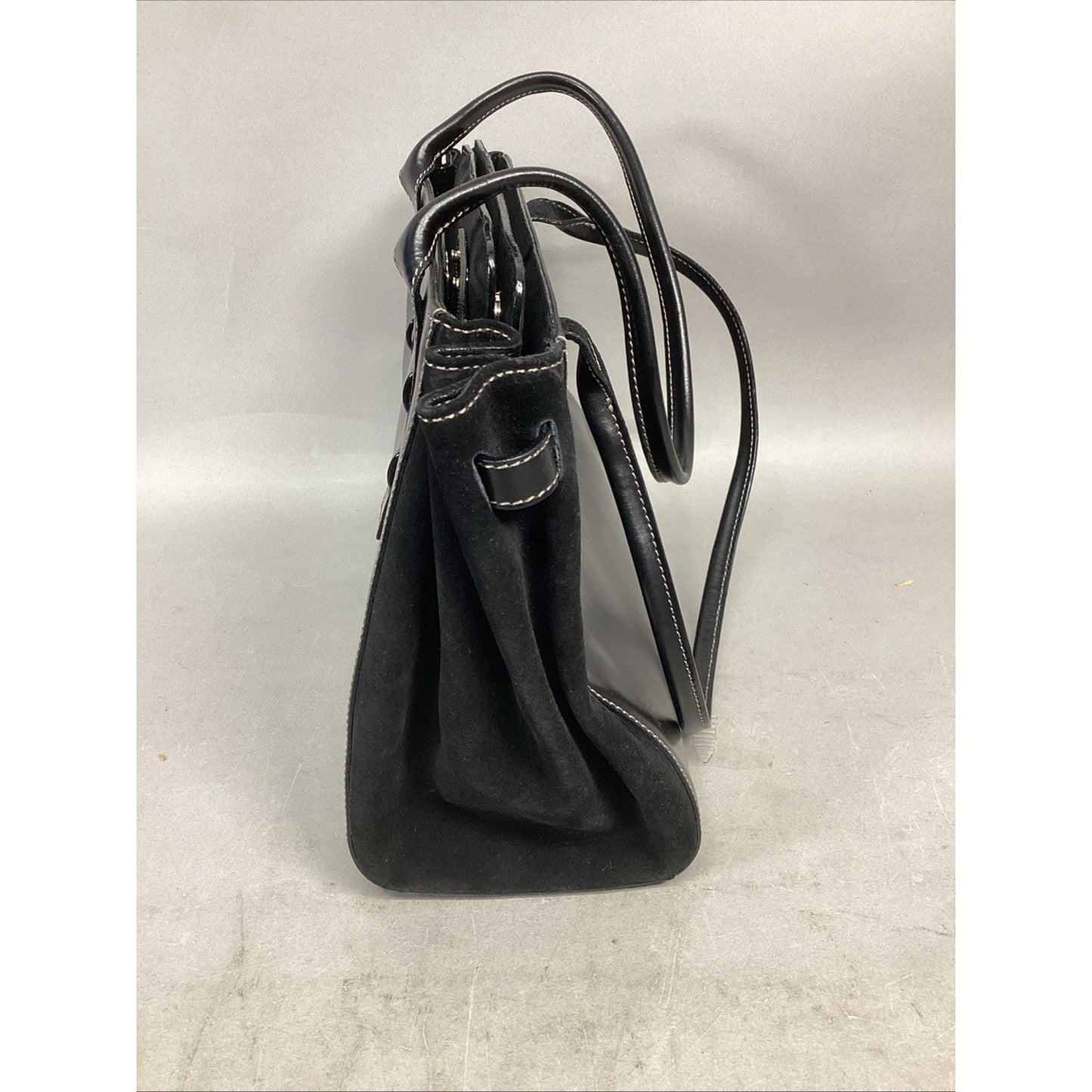 Vintage Mangiameli Black Leather Purse