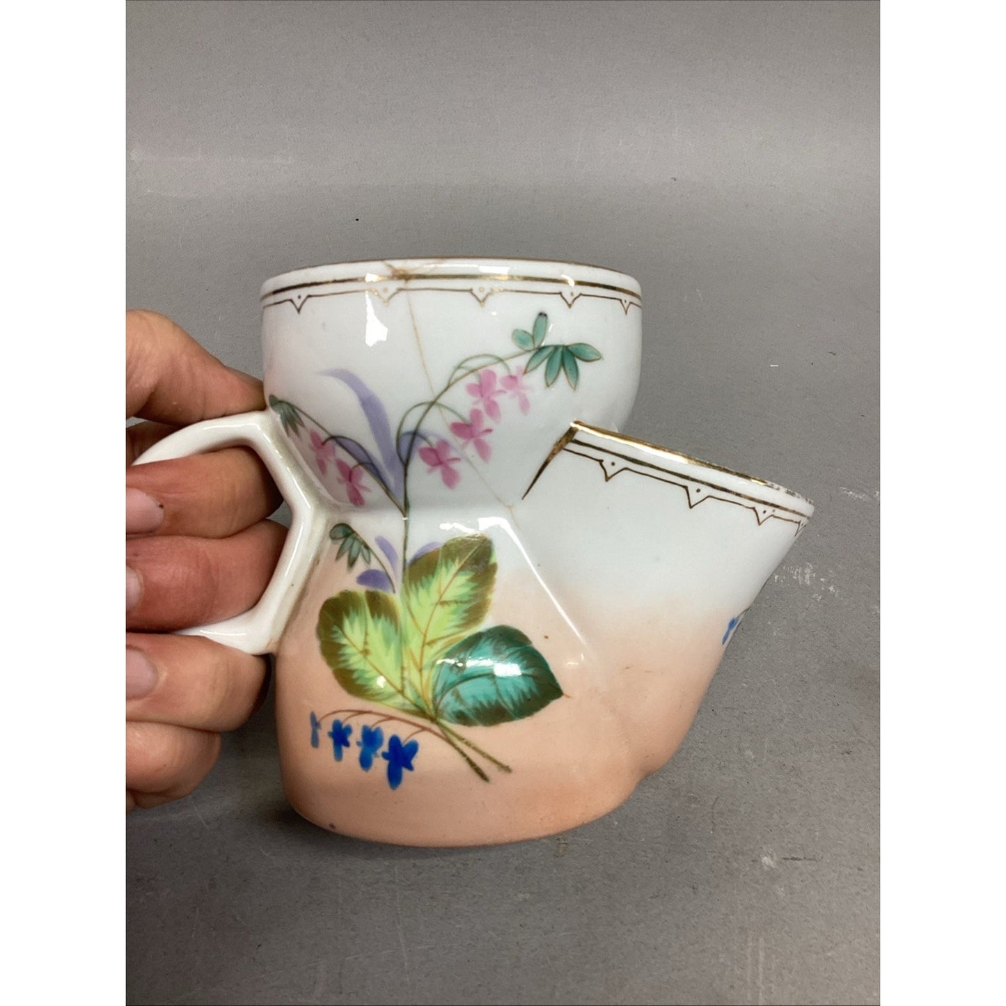 Vintage Union Old Fashioned Luxury Shaving Mug Pat. Sept 20, 1870