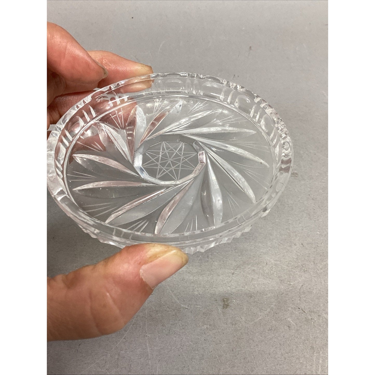 Vintage Echt Bleikristall - West Germany - Crystal Coasters